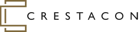 CRESTACON dark logo representing real estate training, mentorship, and innovation in the property sector.